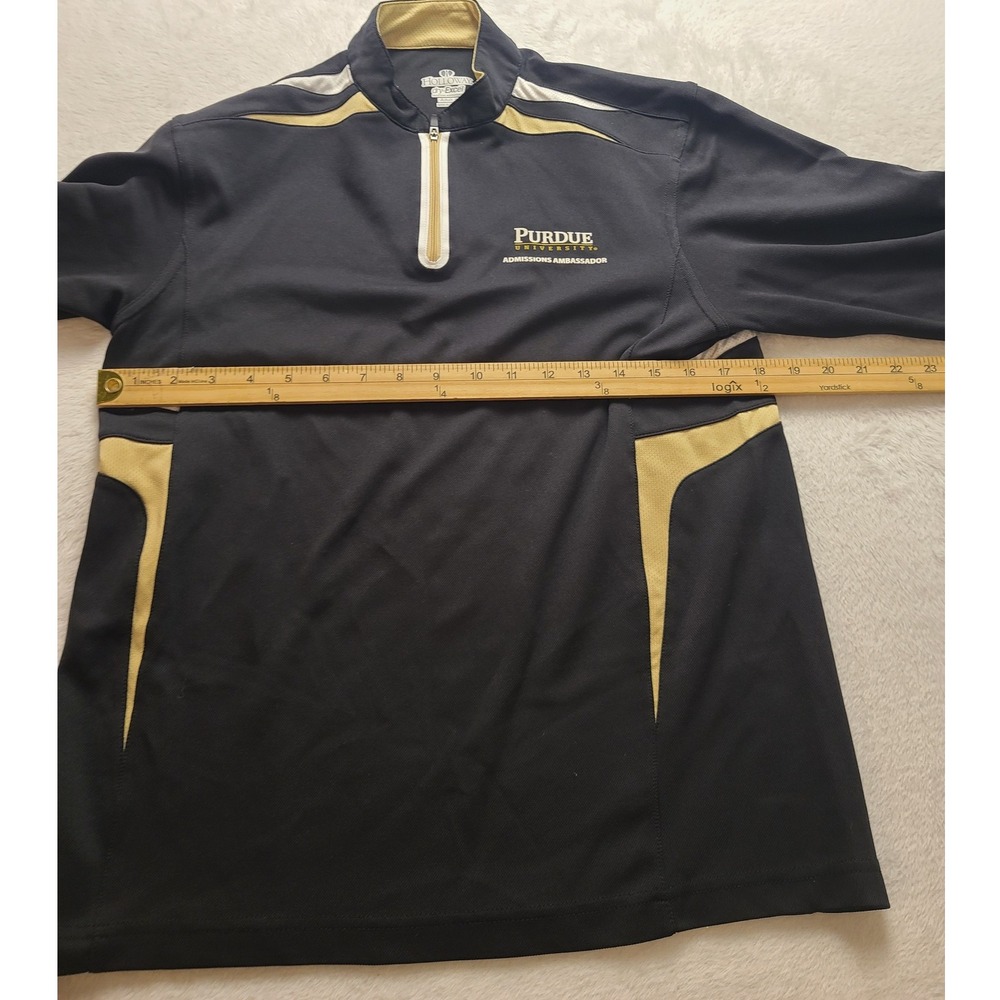 Holloway Purdue University Admissions Ambassador 1/4 Zip Pullover Black Men's S - Picture 7 of 12